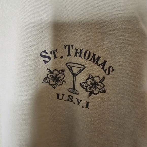 St. Thomas Virgin Islands Shady Lady Tee Shirt Size Medium - Picture 3 of 6